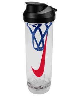 Nike Trinkflasche TR Recharge Shaker Bottle 2.0 transparent/blau/rot 709ml